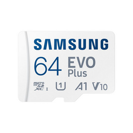 Samsung การ์ด microSDXC UHS-I U1 EVO Plus 64GB - Samsung, Samsung