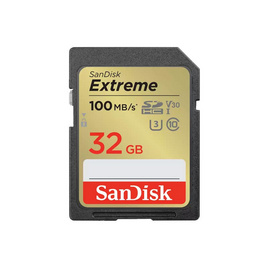 SanDisk SD การ์ด รุ่น Extreme SDHC SDXVT  32GB - SanDisk, อุปกรณ์เก็บข้อมูล