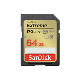 SanDisk SD การ์ด รุ่น Extreme SDXC SDXV2 64GB - SanDisk, อุปกรณ์คอมพิวเตอร์