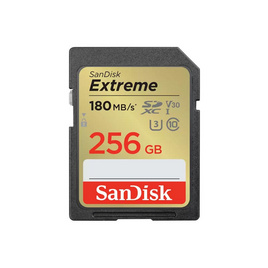 SanDisk SD การ์ด รุ่น Extreme SDXC SDXVV 256GB - SanDisk, ไอที กล้อง