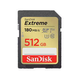 SanDisk SD การ์ด Extreme SDXC SDXVV 512GB - SanDisk, อุปกรณ์เสริมกล้องอื่นๆ