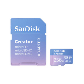 Sandisk Creator การ์ด microSD 256 GB - SanDisk, เมมโมรี่การ์ด