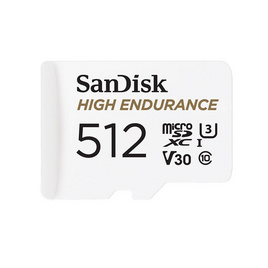 Sandisk การ์ด High Endurance micro SDXC SQQNR 512GB - Sandisk, อุปกรณ์เก็บข้อมูล