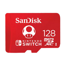 Sandisk การ์ดสำหรับ Nintendo Switch microSDXC SQXAO 128 GB - SanDisk, อุปกรณ์สำหรับเกมส์คอมพิวเตอร์