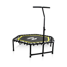 Sanook Trampoline แทรมโพลีนที่กระโดด ขนาด 53 นิ้ว หกเหลี่ยม สีดำ-เหลือง - Sanook Trampoline, อุปกรณ์ฟิตเนสและเครื่องออกกำลังกาย
