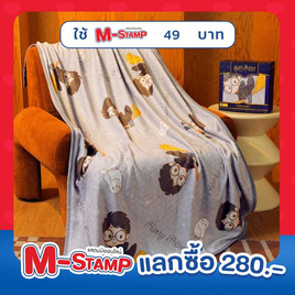 SatinPlus ผ้าห่ม Flannel ลาย Harry Potter PF003 ขนาด 60x40 นิ้ว - Satin, CRAZY DEAL ALL LIVING