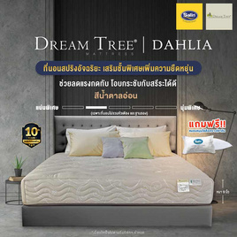 Satin ที่นอน Dream Tree รุ่น DAHLIA น้ำตาลอ่อน - Satin, ห้องนอนและเครื่องนอน