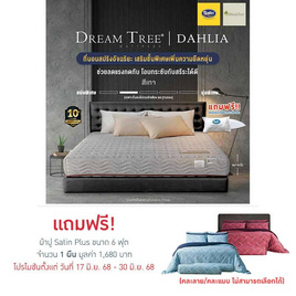 Satin Dream Tree ที่นอน รุ่น DAHLIA Design ที่นอนไร้ขอบ - Satin, ที่นอน