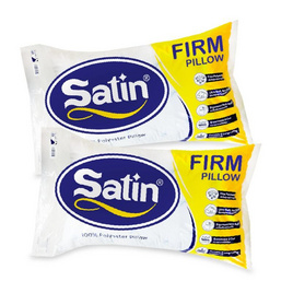 Satin หมอนหนุน รุ่น Firm แพ็กคู่ ขนาด 19x 29นิ้ว - Satin, หมอนหนุนและหมอนข้าง