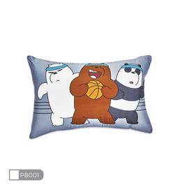 Satin Plus หมอนหนุน ขนาด 19” x 28” ลาย PB001 - Satin, Satin We Bare Bears