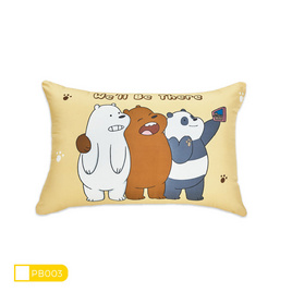 Satin Plus หมอนหนุน ขนาด 19” x 28” ลาย PB003 - Satin, Satin We Bare Bears