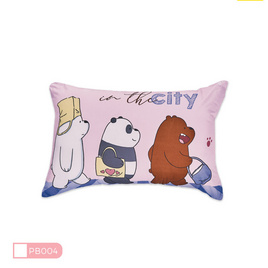 Satin Plus หมอนหนุน ขนาด 19” x 28” ลาย PB004 - Satin, Satin We Bare Bears