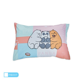 Satin Plus หมอนหนุน ขนาด 19” x 28” ลาย PB007 - Satin, Satin We Bare Bears