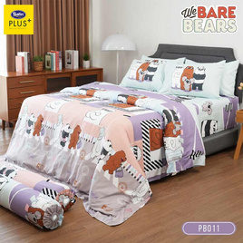 Satin Plus ผ้าปูที่นอนลายการ์ตูนลิขสิทธิ์ PB011 (ไม่รวมนวม) - Satin, ชุดผ้าปูที่นอนพร้อมผ้านวม