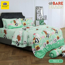 Satin Plus ผ้าปูที่นอนลายการ์ตูนลิขสิทธิ์ PB014 (ไม่รวมนวม) - Satin, ชุดผ้าปูที่นอนพร้อมผ้านวม
