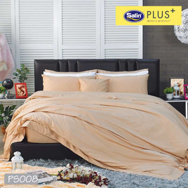 Satin Plus ผ้าปูที่นอน PS008 Almond - Satin, satin