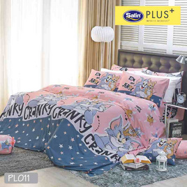 Satin Plus ชุดผ้าปูที่นอน Tom & Jerry PL011 - Satin, satin