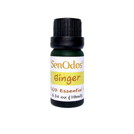 SenOdos น้ำมันหอมระเหยแท้ 100% น้ำมันหอมอโรม่า น้ำหอมปรับอากาศ กลิ่นขิง (Ginger) 10ml. - SenOdos, บ้านและสวน