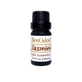 SenOdos น้ำมันหอมระเหยแท้ 100% น้ำมันหอมอโรม่า น้ำหอมปรับอากาศ กลิ่นมะลิ (Jasmine) 10 ml. - SenOdos, SenOdos