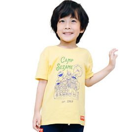 Sesame x Noproblemkidswear ลาย Camp Sesame สีเหลืองเดซี่ - Noproblemkidswear, แฟชั่น