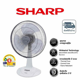 Sharp พัดลมตั้งโต๊ะ 16นิ้ว รุ่น PJ-TA163 - Sharp, พัดลมตั้งโต๊ะ
