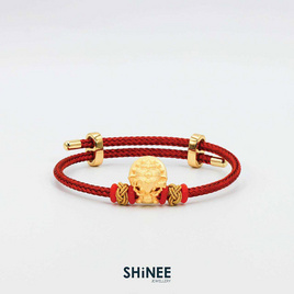 Shinee Jewellery ชาร์มพระพิฆเนศ 4 กร ขนาด Freesize สายสีแดง ไหมสีทอง - Shinee Jewellery, กำไล และสร้อยข้อมือ