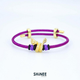 Shinee Jewellery ชาร์มพญานาค ขนาด Freesize สายสีม่วง ไหมสีม่วง - Shinee Jewellery, Shinee Jewellery