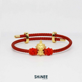 Shinee Jewellery ชาร์มท้าวเวสสุวรรณ ขนาด Freesize สายสีแดง ไหมสีแดง - Shinee Jewellery, แฟชั่น