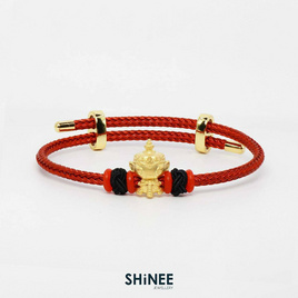 Shinee Jewellery ชาร์มท้าวเวสสุวรรณ ขนาด Freesize สายสีแดง ไหมสีดำ - Shinee Jewellery, เครื่องประดับผู้หญิง