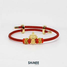 Shinee Jewellery ชาร์มท้าวเวสสุวรรณ ขนาด Freesize สายสีแดง ไหมสีทอง - Shinee Jewellery, แฟชั่นผู้หญิง