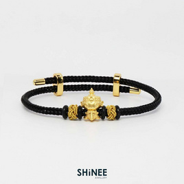 Shinee Jewellery ชาร์มท้าวเวสสุวรรณ ขนาด Freesize สายสีดำไหมสีทอง - Shinee Jewellery, เสื้อผ้าและเครื่องประดับ