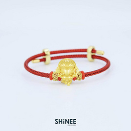 Shinee Jewellery ชาร์มพระพิฆเนศ ปางลีลา เสริมความสำเร็จ ขนาด Freesize สายสีแดงไหมทอง - Shinee Jewellery, เครื่องประดับผู้หญิง