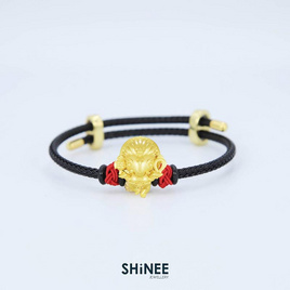 Shinee Jewellery ชาร์มพระพิฆเนศ ปางลีลา เสริมความสำเร็จ ขนาด Freesize สายสีดำไหมแดง - Shinee Jewellery, แฟชั่นผู้หญิง