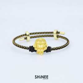 Shinee Jewellery ชาร์มพระพิฆเนศ ปางลีลา เสริมความสำเร็จ ขนาด Freesize สายสีดำทองไหมสีดำ - Shinee Jewellery, เครื่องประดับผู้หญิง