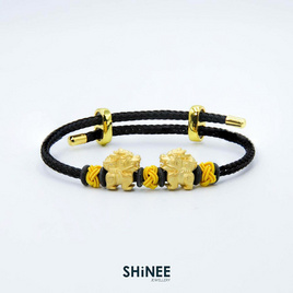 Shinee Jewellry ชาร์มปี่เซียะคู่ ขนาด Freesize สายสีดำไหมสีเหลือง - Shinee Jewellry, 7Online