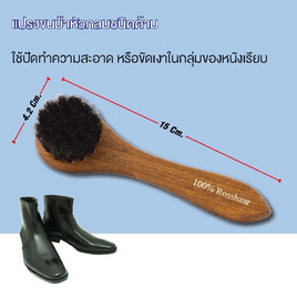 Shucare แปรงขนม้าชนิดด้ามหัวกลม - Shucare, อุปกรณ์เสริมรองเท้าผู้หญิง