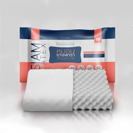 SiamLatexDoubleSlopesCharcoalหมอนยางพารา - SiamLatex, ห้องนอนและเครื่องนอน