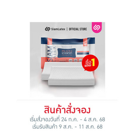 SiamLatex หมอนยางพารา รุ่น Zen (1แถม1) - Siamlatex, ห้องนอนและเครื่องนอน