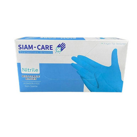 Siam-Care ถุงมือยางไนไตร A (Grade) SIZE M กล่อง 50 คู่ - Siam-Care, ถุงมือยาง