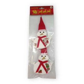 Siam Christmas SNOW MAN หมวกแดง 2 ชิ้น - Siam Christmas, ของตกแต่งบ้านตามเทศกาล