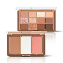 Sivanna Colors พาเลทแต่งหน้า Soft Blurring 12/3 Color Double eye Palette HF620 26.4 กรัม - Sivanna, ทาตา