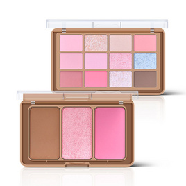 Sivanna Colors พาเลทแต่งหน้า Soft Blurring 12/3 Color Double eye Palette HF620 26.4 กรัม - Sivanna, ทาตา