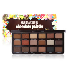 Sivanna พาเลทอายแชโดว์ Eyeshadow Palette 17 กรัม - Sivanna, พาเลทแต่งหน้า