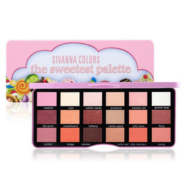 Sivanna พาเลทอายแชโดว์ Eyeshadow Palette 17 กรัม - Sivanna, เครื่องสำอาง