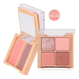 Sivanna พาเลทแต่งหน้า Pocket Candy Face Palette HF182 9.6 กรัม - Sivanna, เครื่องสำอาง