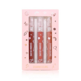 Sivanna ลิปสติก Velvet Mist Lip Glaze HF5082 2.6 กรัม (เซ็ท 3 ชิ้น) - Sivanna, ลิปกรอส