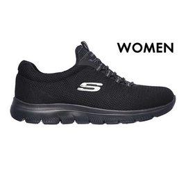 Skechers สเก็ตเชอร์ส รองเท้าลำลองผู้หญิง Women Sport Summits Cool Classics Casual Shoes - Skechers, รองเท้าผ้าใบสีดำสุดฮิต