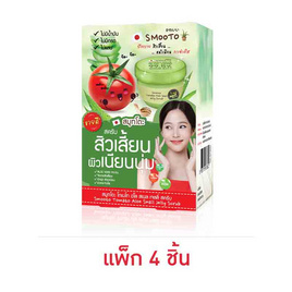 Smooto สครับ Tomato Aloe Snail Jelly Scrub 50 กรัม (แพ็ก 4 ชิ้น) - Smooto, Promotion BT