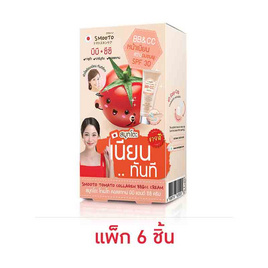 Smooto Tomato Collagen BB&CC Cream 10 ml (บรรจุ 6ซอง) - Smooto, ลดอย่างแรง 1 วัน Beauty ซื้อซ้ำย้ำโปรแรง