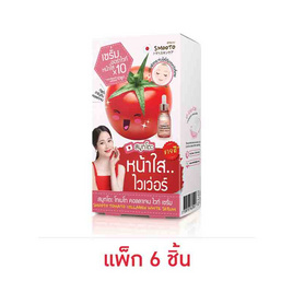 Smooto เซรั่มออร่าไวท์  Tomato Collagen White Serum 10 มล. (6 ซอง) - Smooto, ลดอย่างแรง 1 วัน Beauty ซื้อซ้ำย้ำโปรแรง